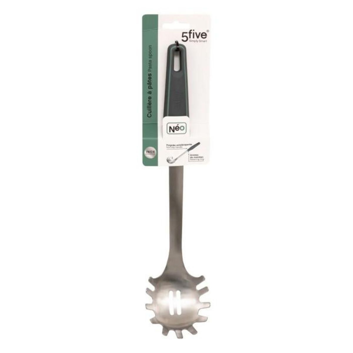 FIVE Cuillère à Pâtes en Inox  Néo 2  34cm Gris