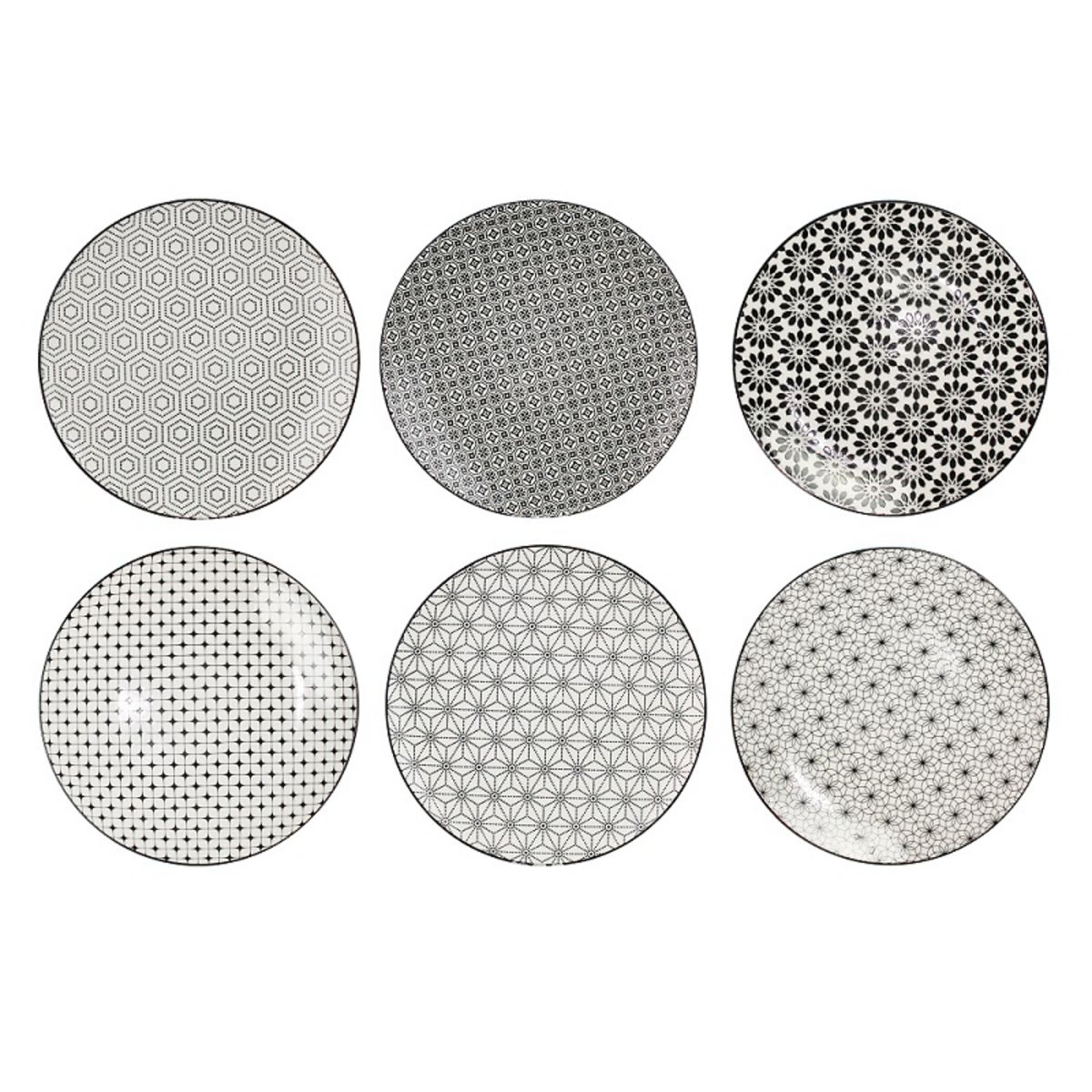 ARD TIME Service d'assiettes 18 pièces Porcelaine KOMAE