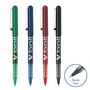Voir la diapositive 2 : PILOT Lot de 4 stylos roller pointe fine 0.5mm noir/bleu/vert/rouge V-Ball 0.5