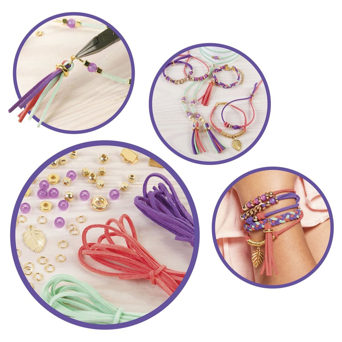 LANSAY Make It Real Bracelets Suédine et Or