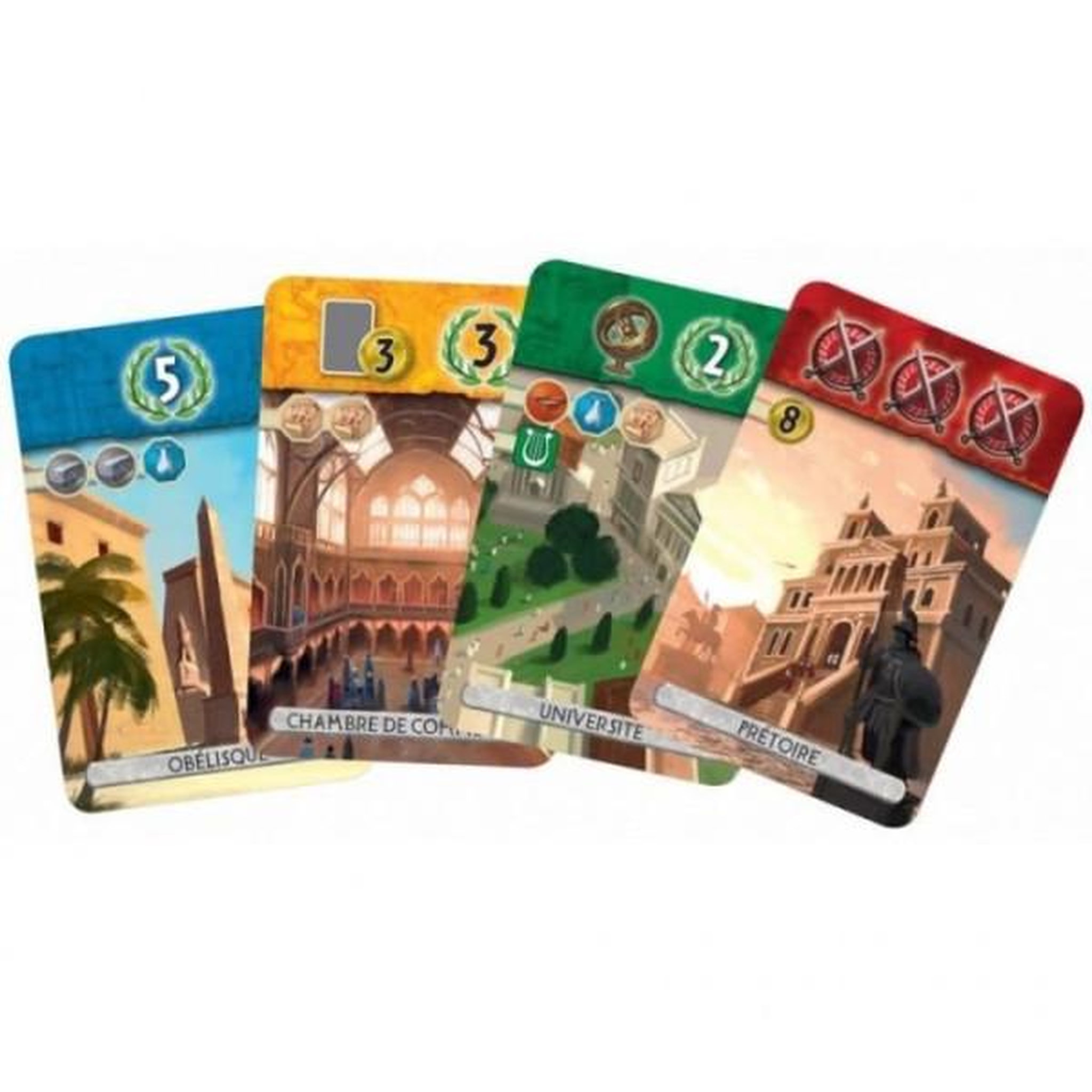 Voir la diapositive 4 : Asmodee Asmodée - repos production - 7 wonders : duel - unbox now- jeu de société - a partir de 10 ans - 2 joueurs - 30 minutes