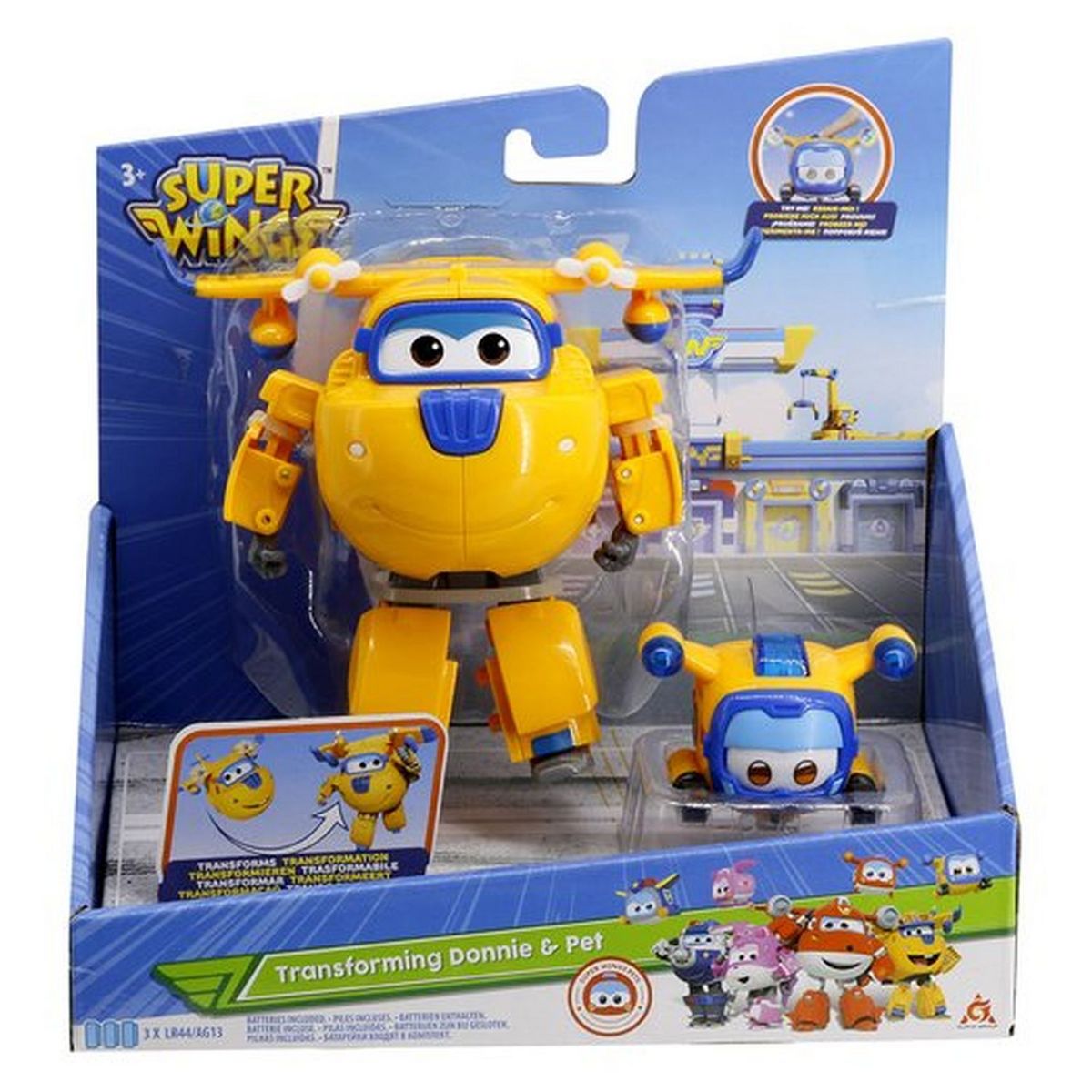 Auldey Super Wings figurine transforming saison 5 - Donnie SuperCharge