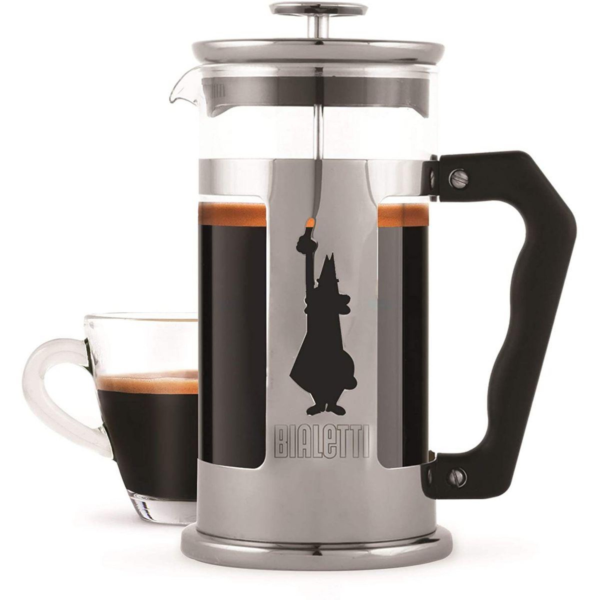 Voir la diapositive 2 : BIALETTI Cafetière à piston French Press Preziosa - capacité 8 tasses