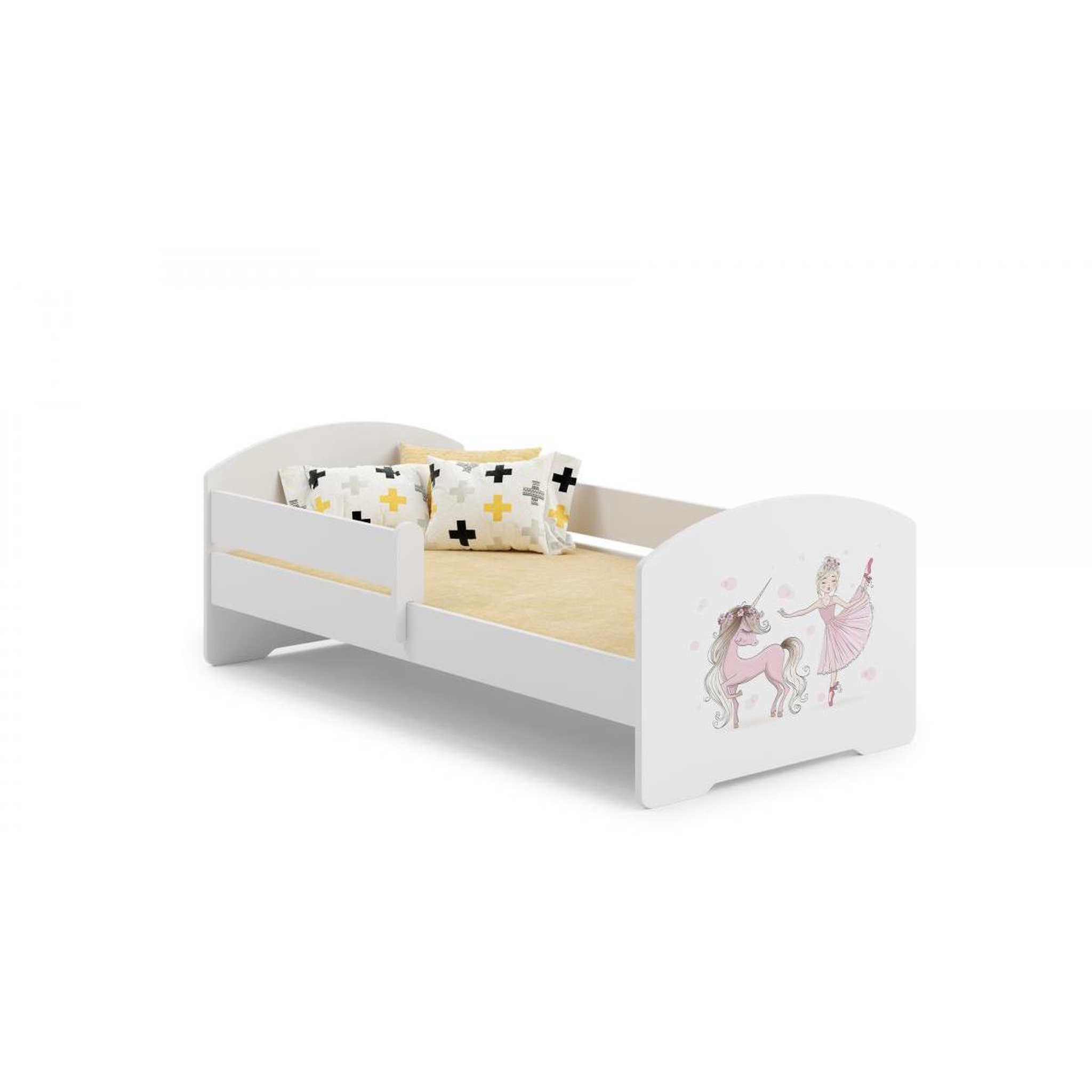 KOBI Lit enfant LUK BAR 140x70 FILLE avec matelas