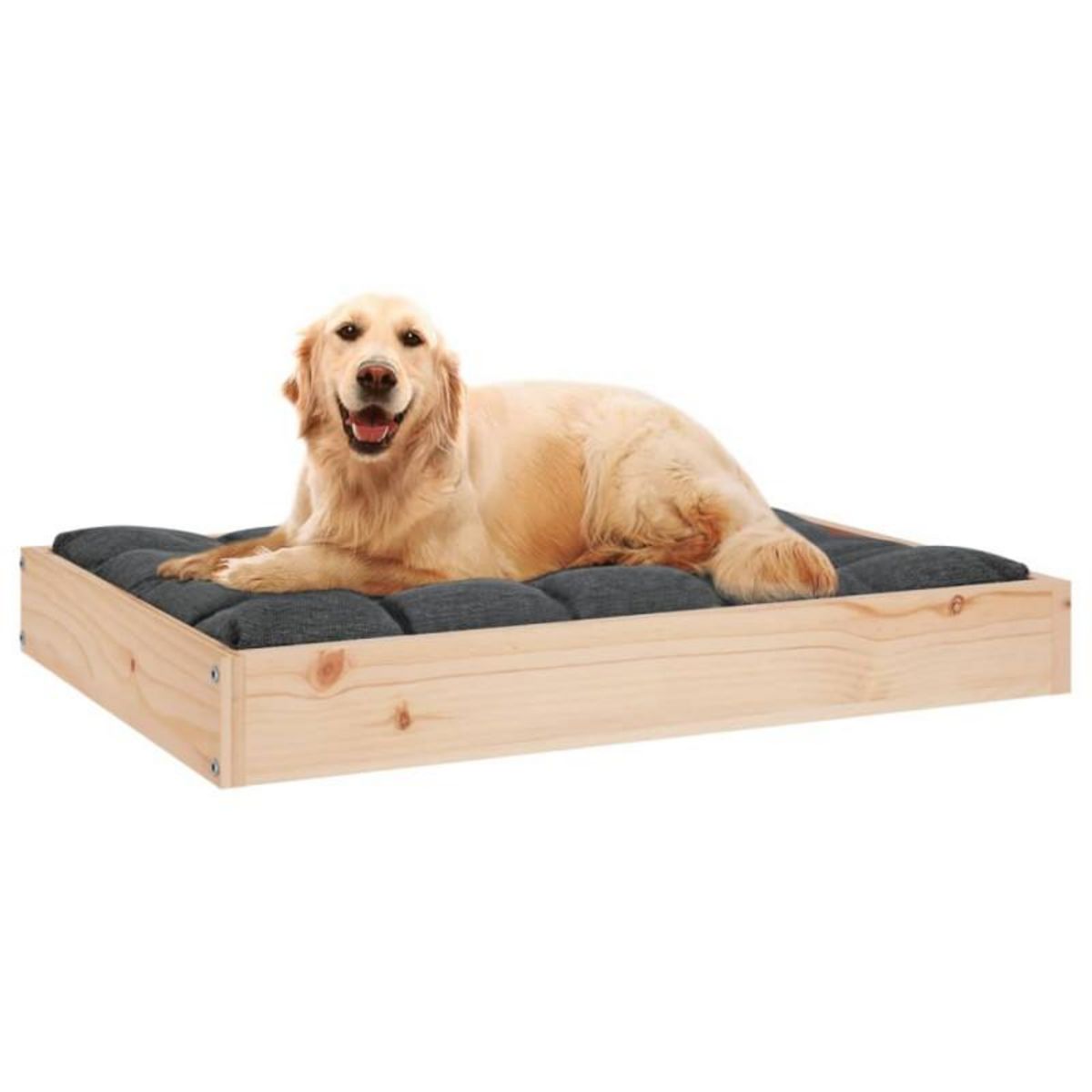 VIDAXL Lit pour chien 71,5x54x9 cm Bois de pin solide