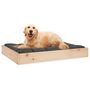 Voir la diapositive 6 : VIDAXL Lit pour chien 71,5x54x9 cm Bois de pin solide