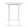 The Home Deco Factory Table d'appoint pliable design Zoé - L. 53 x H. 66 cm - Blanc