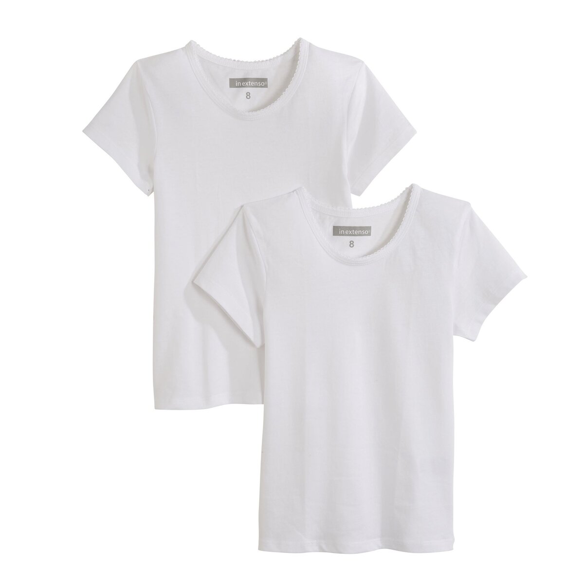 IN EXTENSO Lot de 2 tee shirts manches courtes fille 