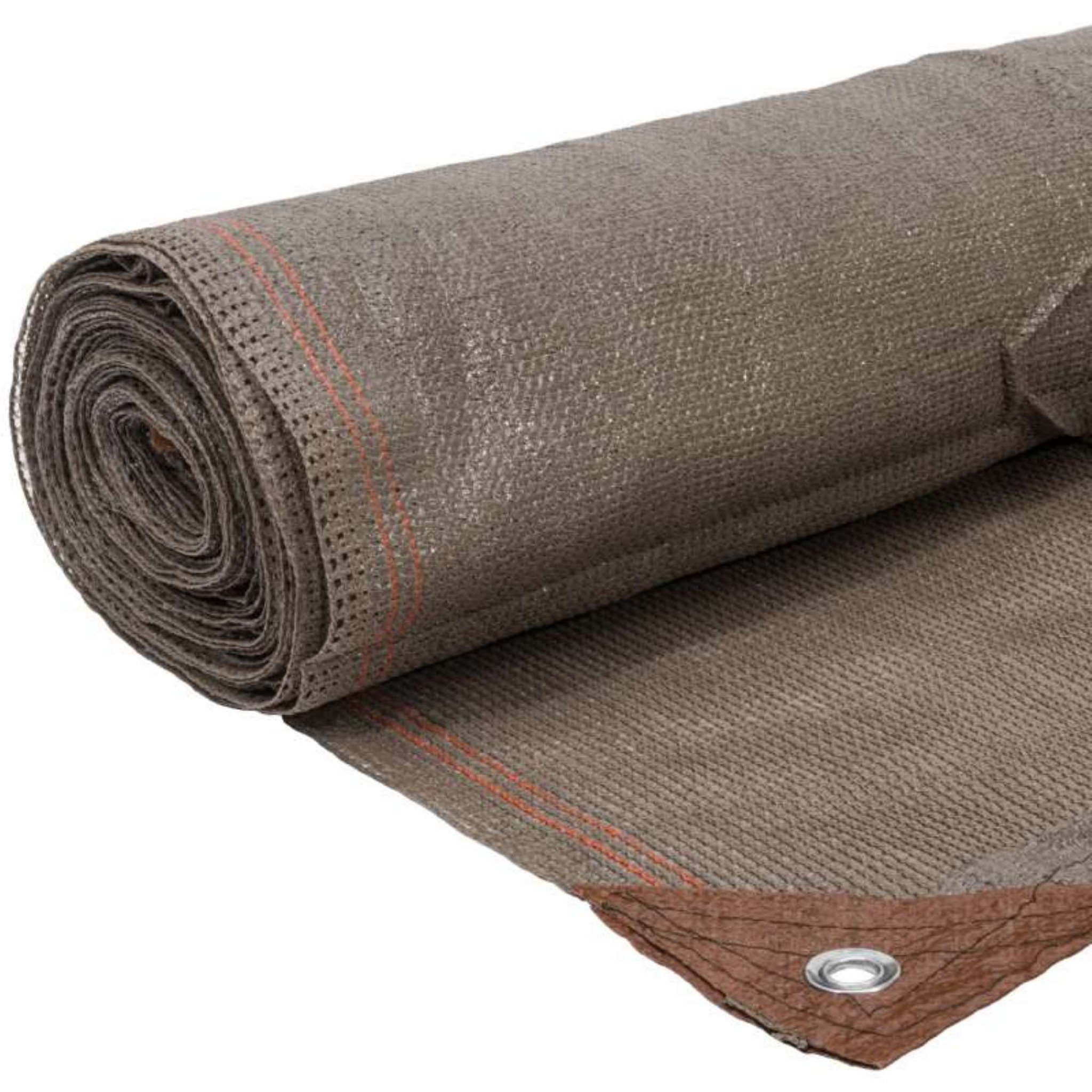 Voir la diapositive 4 :  Brise vue taupe 220g/m2 Werkapro  1,80 x 10m