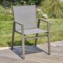 Voir la diapositive 5 : Paris Prix Lot de 2 Fauteuils de Jardin Empilables  Floride  86cm Quartz