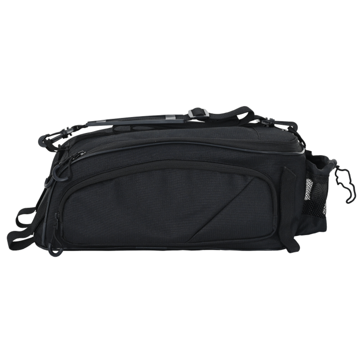 VIDAXL Sac de vélo porte bagages 12 L Noir 38x21x16 cm