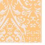 VIDAXL Tapis d'exterieur Orange et blanc 120x180 cm PP