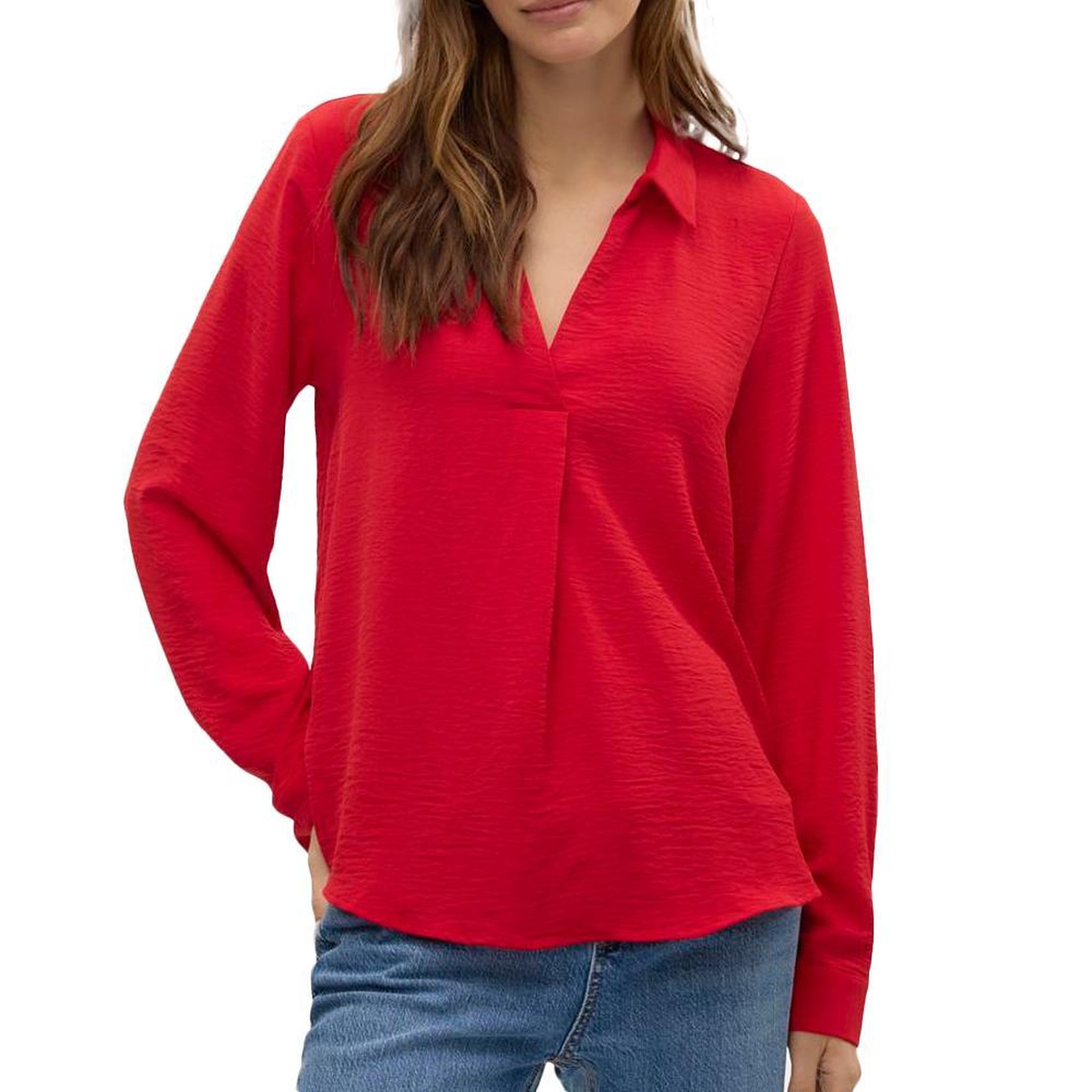 Vero Moda Blouse  Femme Vero Moda Malva. Coloris disponibles : Rouge