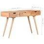 Voir la diapositive 6 : VIDAXL Coiffeuse avec miroir 112x45x76 cm Bois d'acacia massif