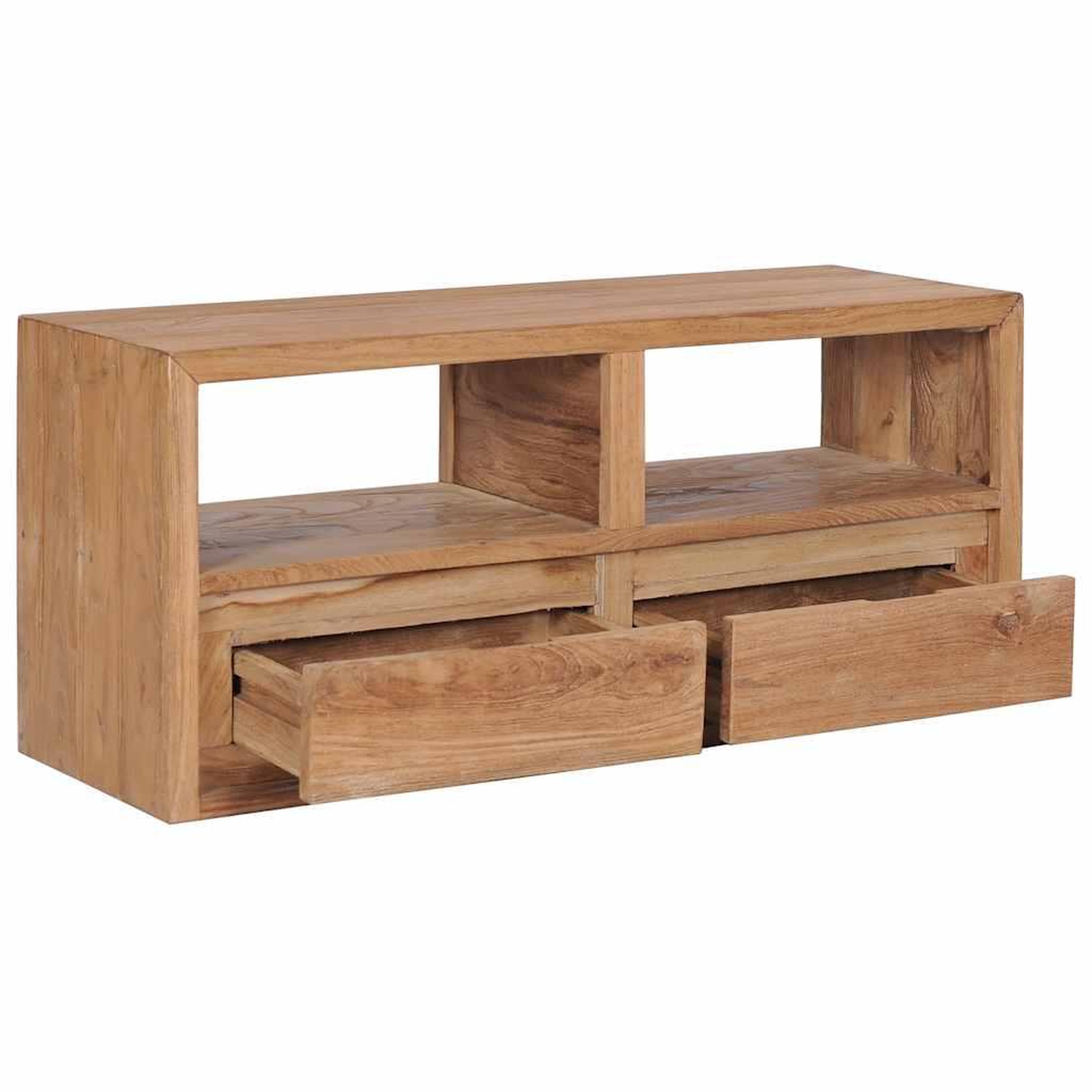 Voir la diapositive 2 : VIDAXL Meuble tv 90x30x40 cm bois de teck solide