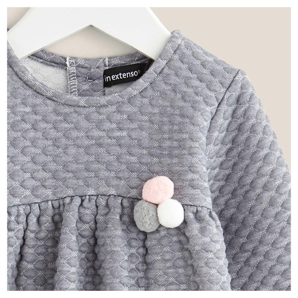 IN EXTENSO Robe  manches longues maille bébé fille