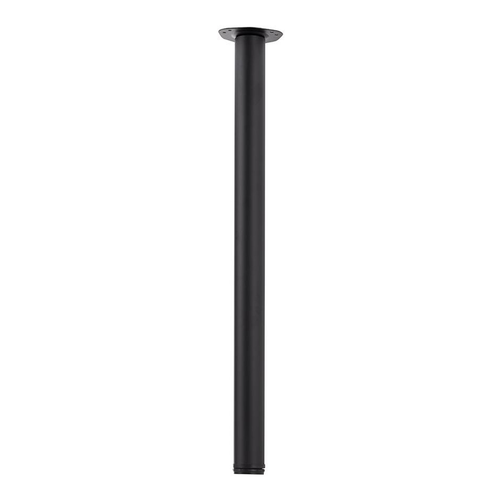CENTRALE BRICO Pied de table s1 710/60 mm noir mat
