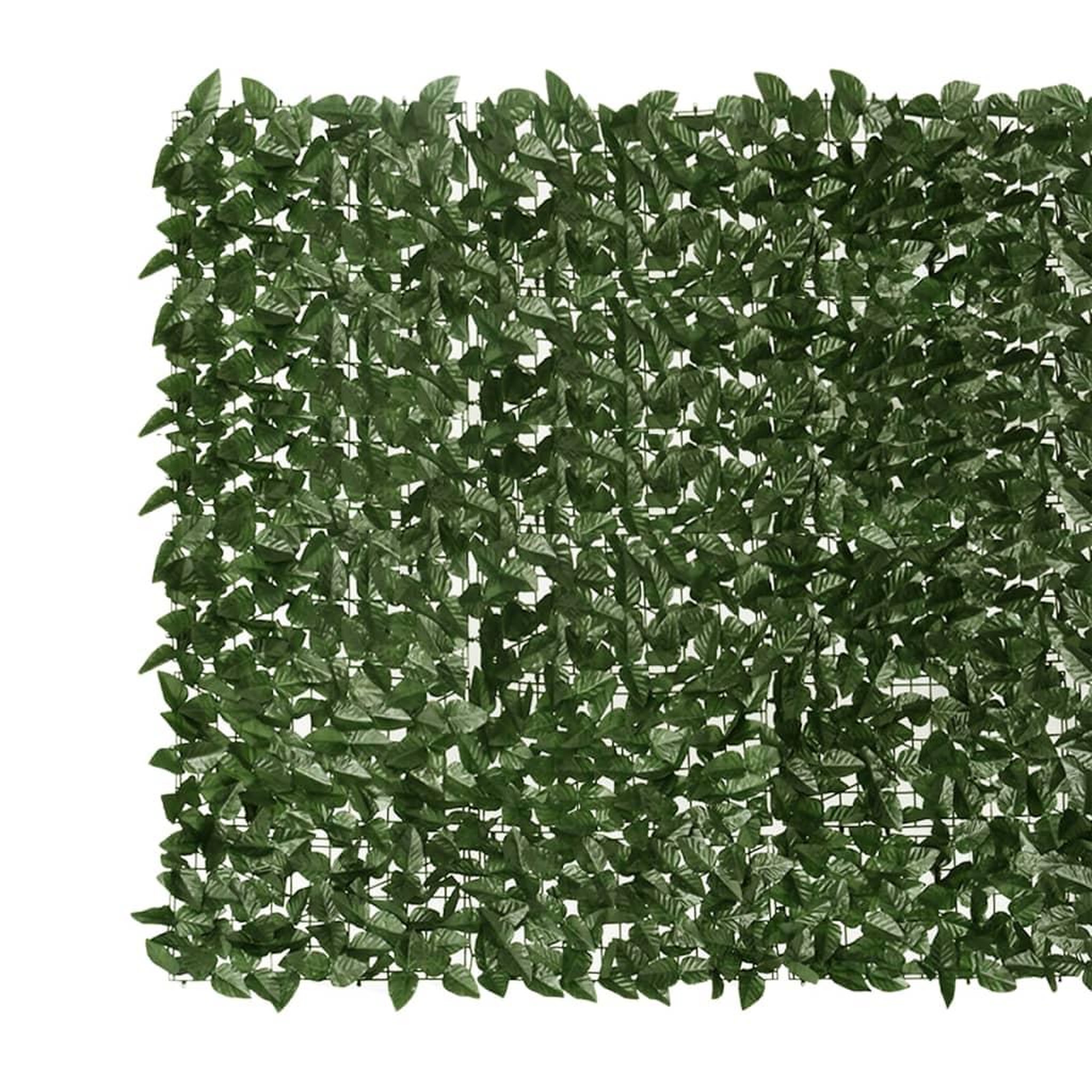Voir la diapositive 3 : VIDAXL Ecran de balcon avec feuilles vert fonce 300x150 cm