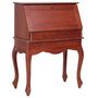 Voir la diapositive 2 : VIDAXL Bureau secretaire Marron 78x42x103 cm Bois d'acajou massif