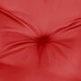 VIDAXL Coussin de banc de jardin rouge 120x50x7 cm tissu oxford