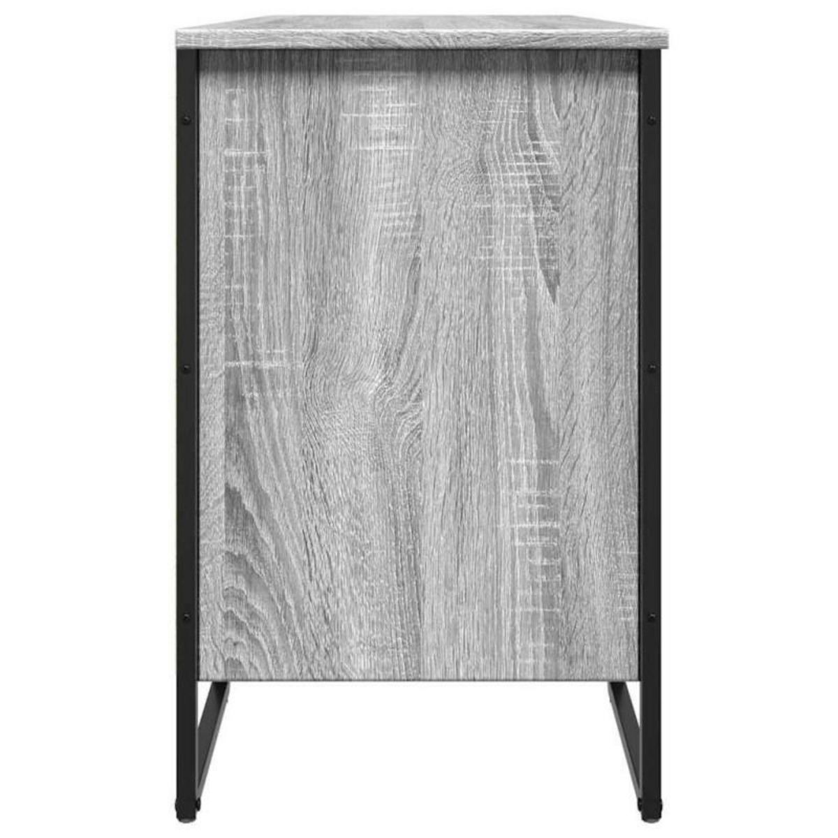 VIDAXL Armoire à chaussures sonoma gris 90x38x61,5cm bois d ingénierie