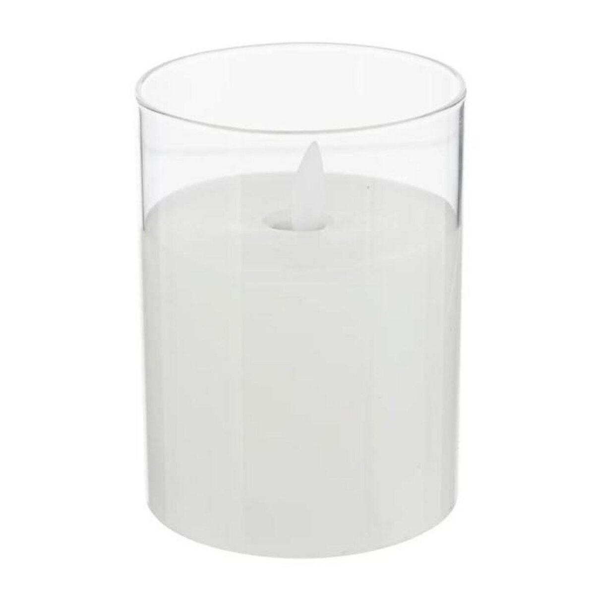 ATMOSPHERA Bougie Déco LED  Sena  10cm Blanc