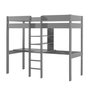 Voir la diapositive 2 : Paris Prix Lit Mezzanine & Bureau Enfant  Pino  90x200cm Gris
