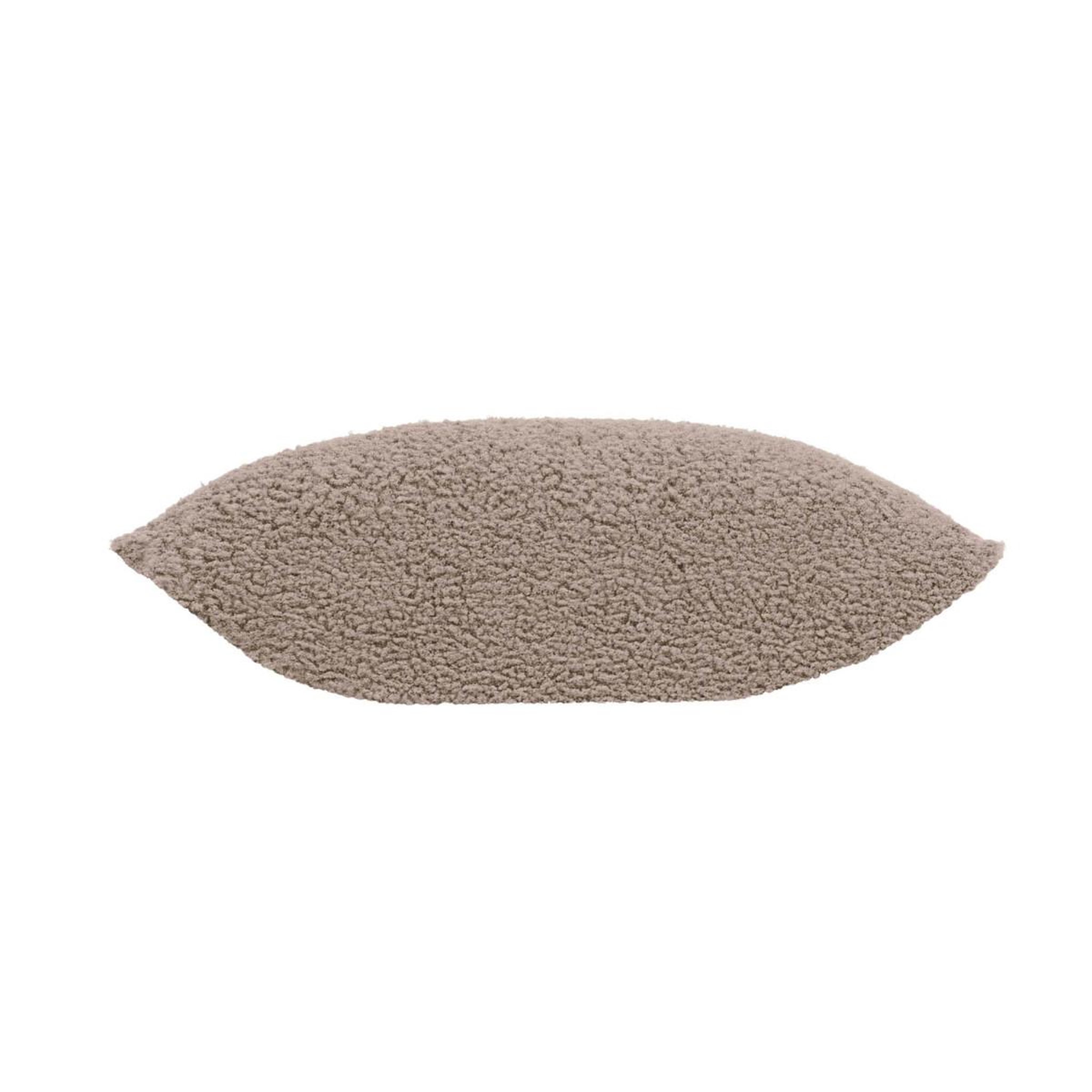 Voir la diapositive 2 : Douceur d'Intérieur Housse de coussin en tissu bouclette  woolen  40x40cm sable