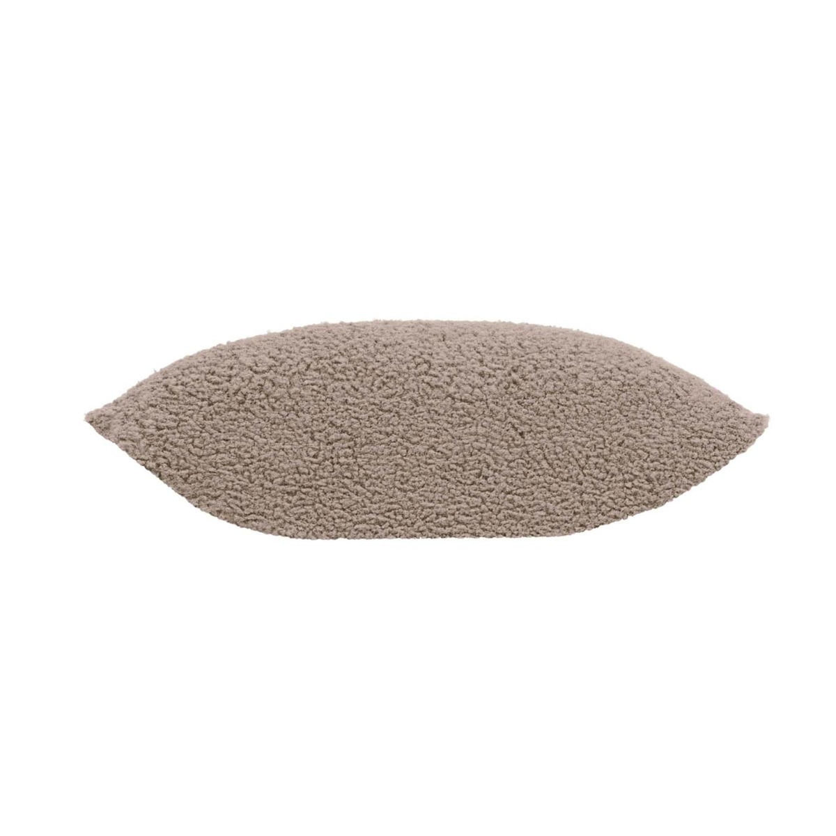 Paris Prix Housse de Coussin en Tissu Bouclette  Woolen  40x40cm Sable
