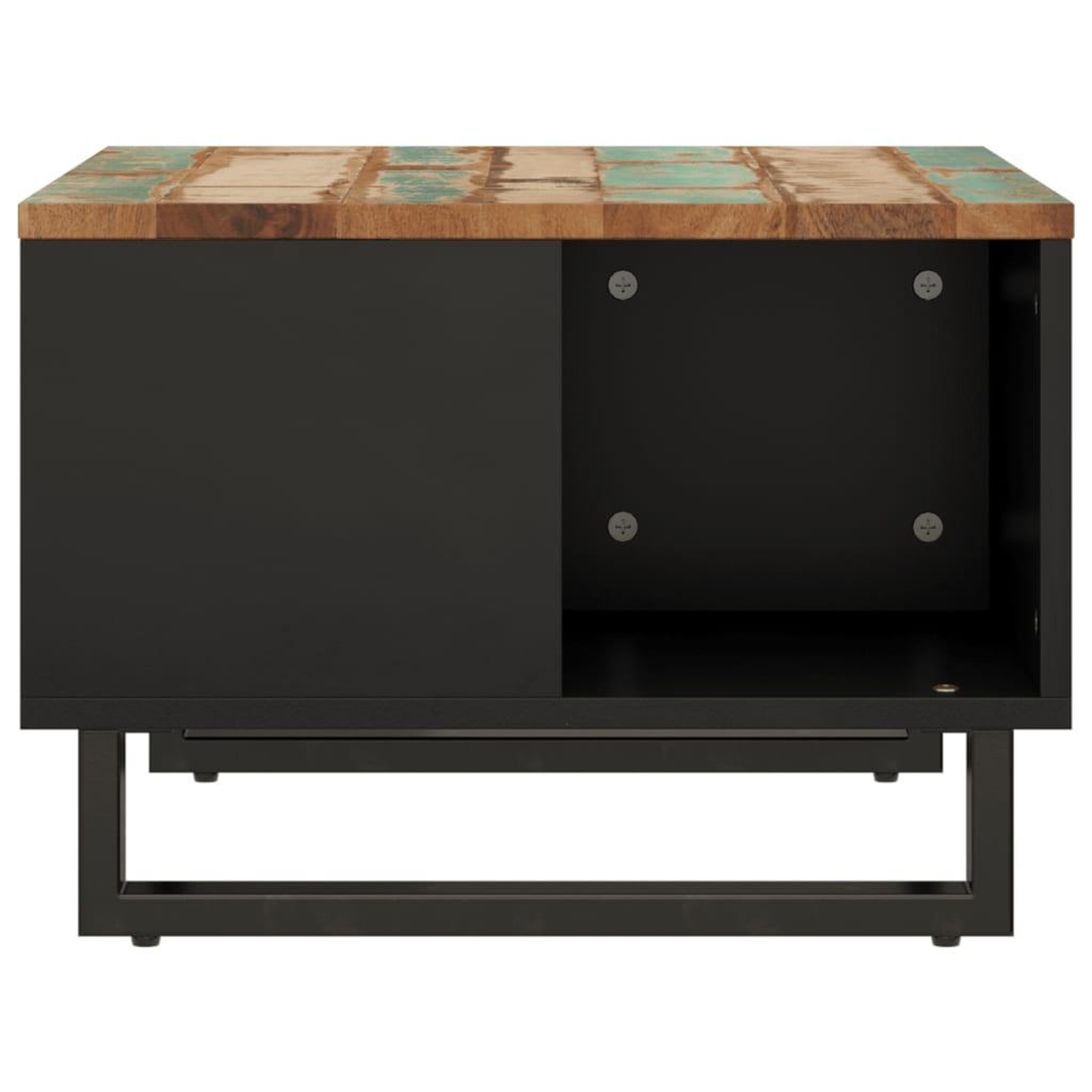 Voir la diapositive 4 : VIDAXL Table basse 60x50x35 cm bois de recuperation massif