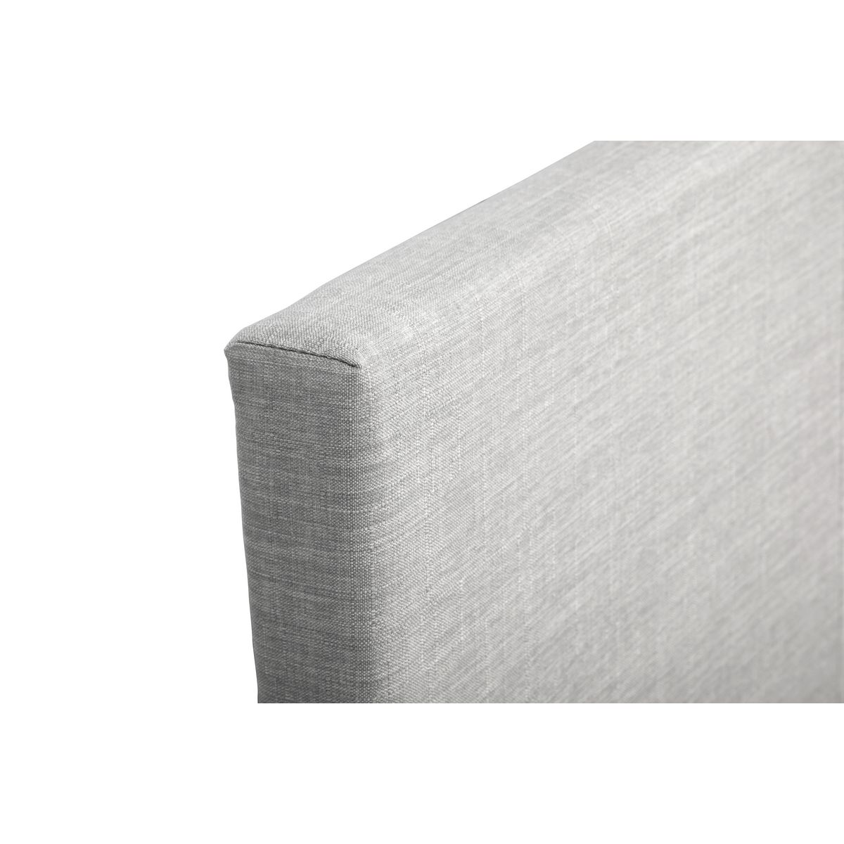 Lit scandinave tissu avec tête de lit et sommier 160x200 cm PORTIMAO