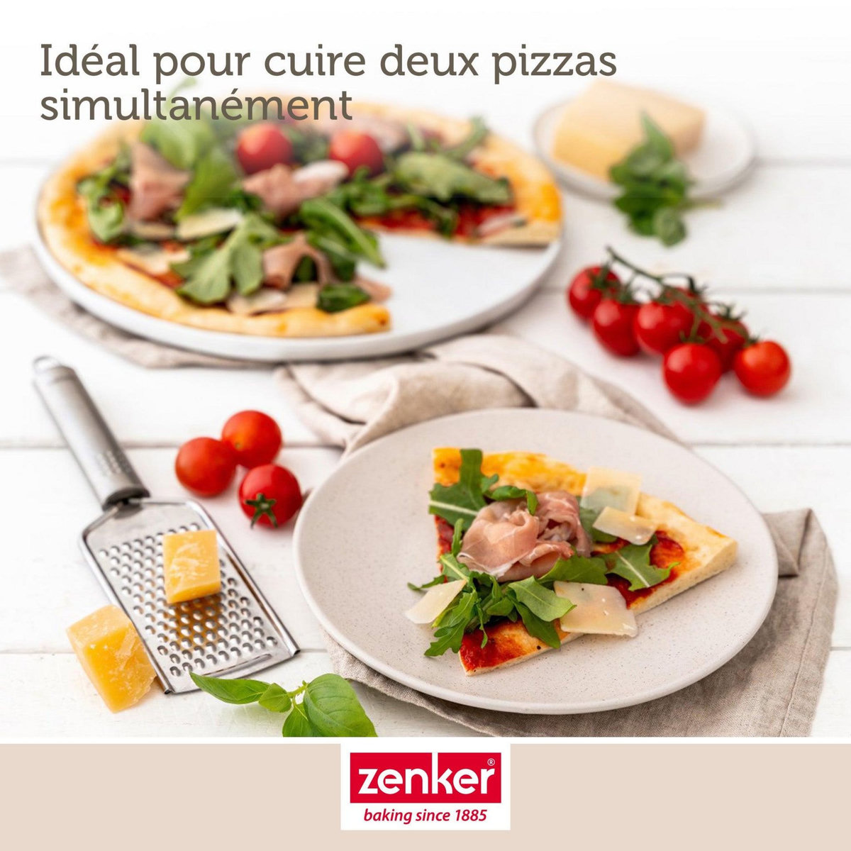 ZENKER Set à pizza 3 pièces 29 cm Zenker Spécial Countries