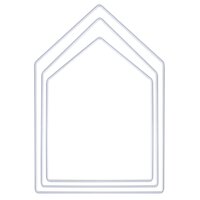 Etoile blanche en métal 11 x 10.5 cm