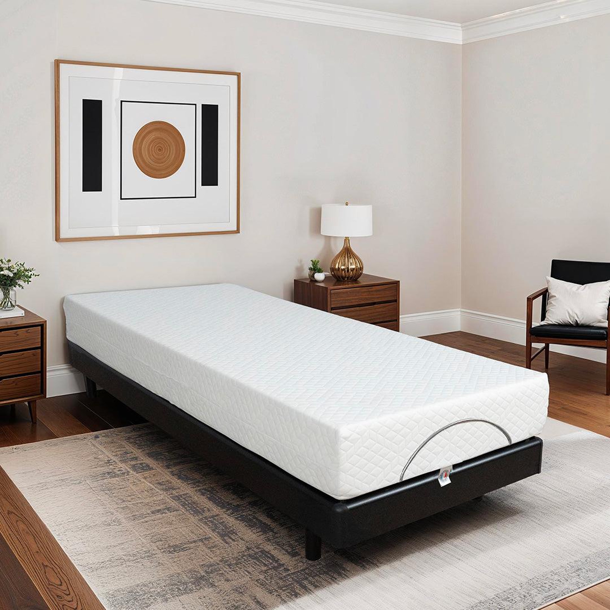 Voir la diapositive 6 : BELLECOUR Bellecour literie | ensemble superflex | sommier électrique + matelas mémoire de forme