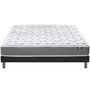 Voir la diapositive 1 : IDLITERIE Ensemble matelas mousse réversible STRATUS et sommier - confort français