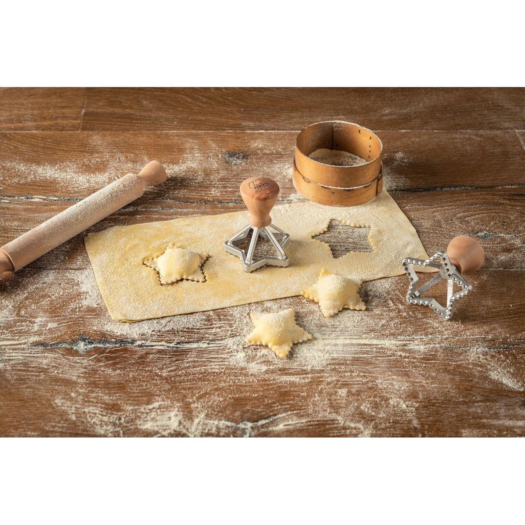 Voir la diapositive 3 : Marcato Découpe pâtes Decoupe pate etoile 6.5cm pour Atlas 150