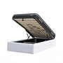 Voir la diapositive 2 : KING OF DREAMS Ensemble Lit Coffre et Matelas  Soutien Ferme 2 Faces
