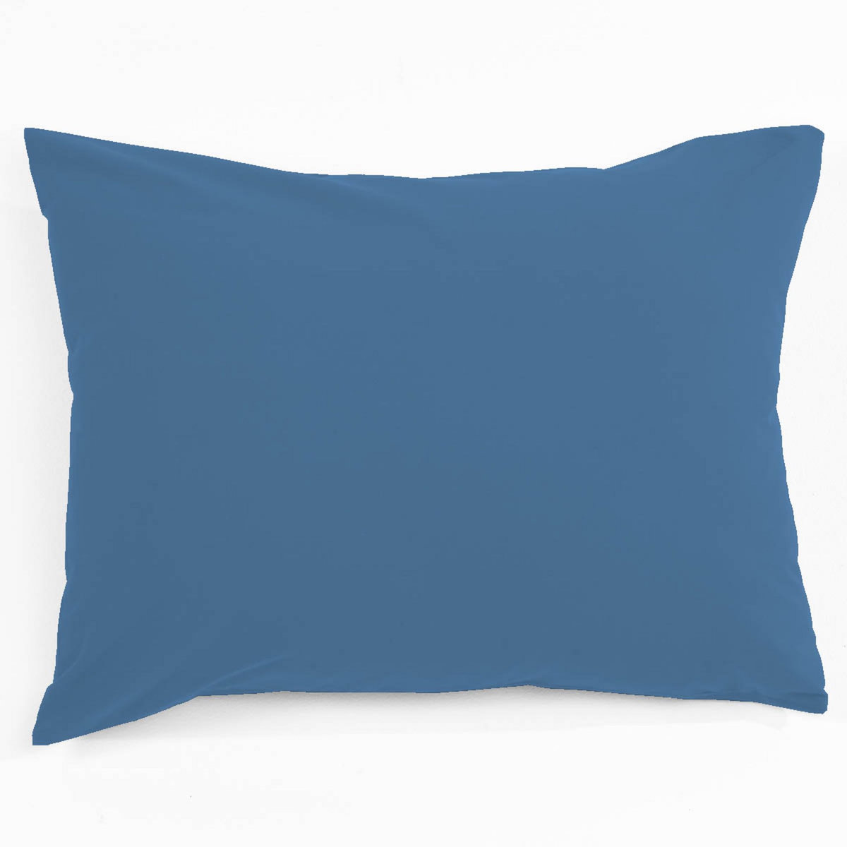 Taie d'oreiller unie en coton 47 fils 