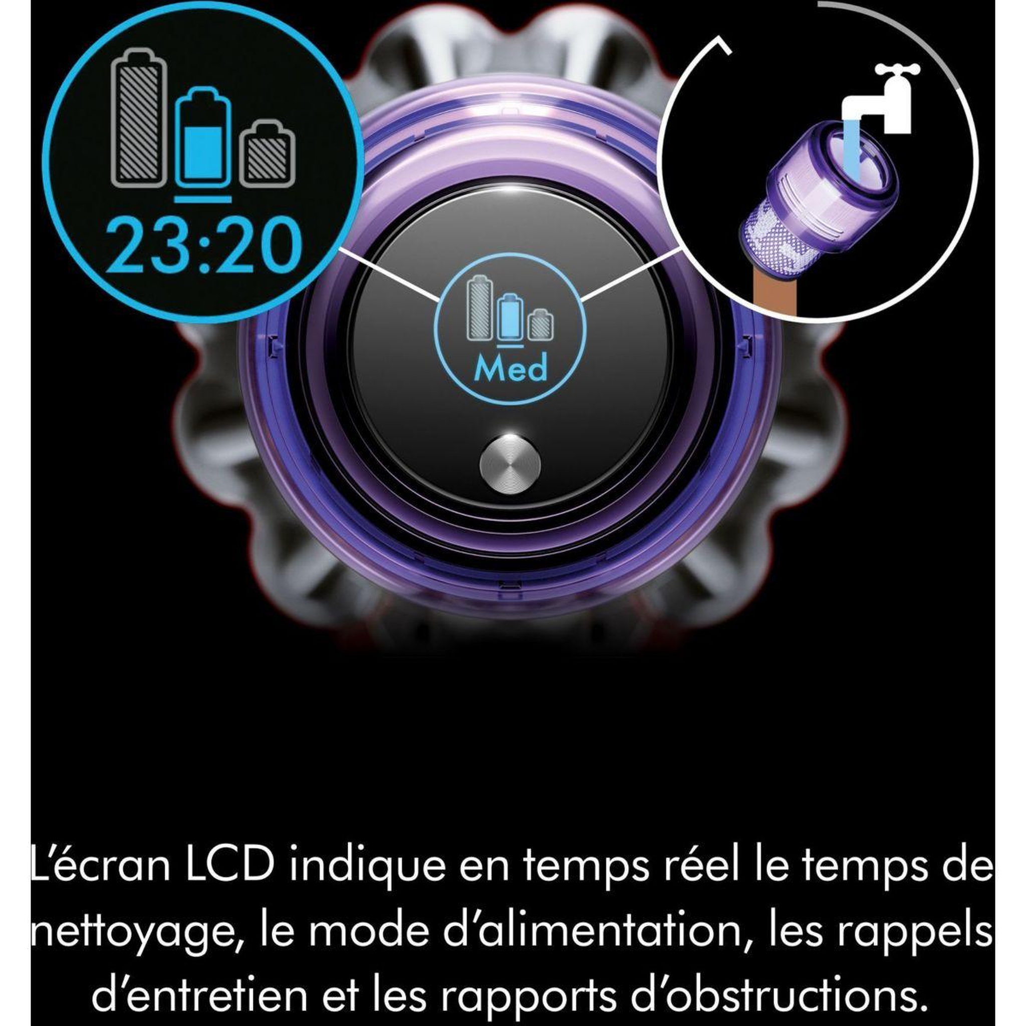 Voir la diapositive 2 : Dyson Aspirateur balai v11 advanced