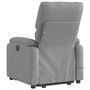 Voir la diapositive 5 : VIDAXL Fauteuil inclinable de massage electrique Gris clair Tissu