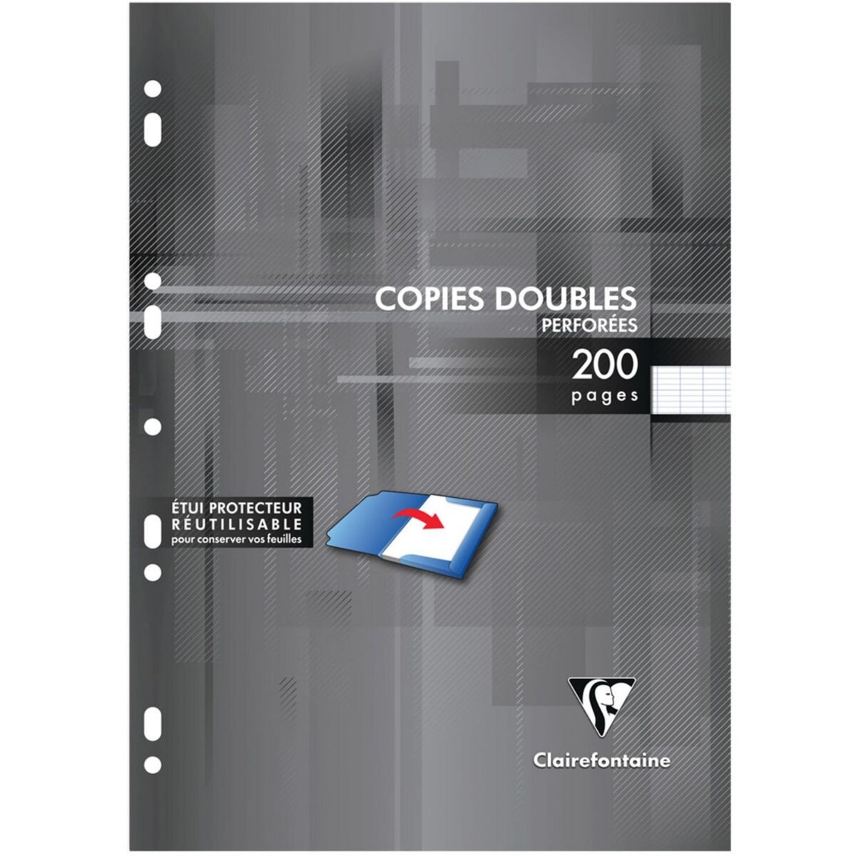 Clairefontaine - 200 copies doubles A4 - grands carreaux (Seyes