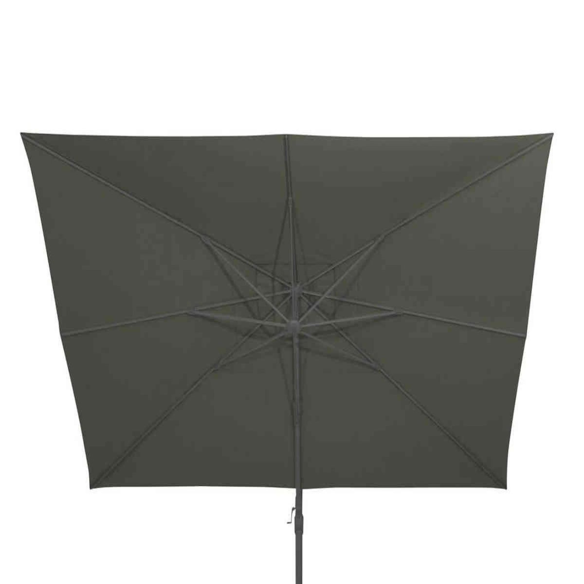 HESPERIDE Parasol déporté carré Melhia Laurier - 3 x 3 m - Hespéride