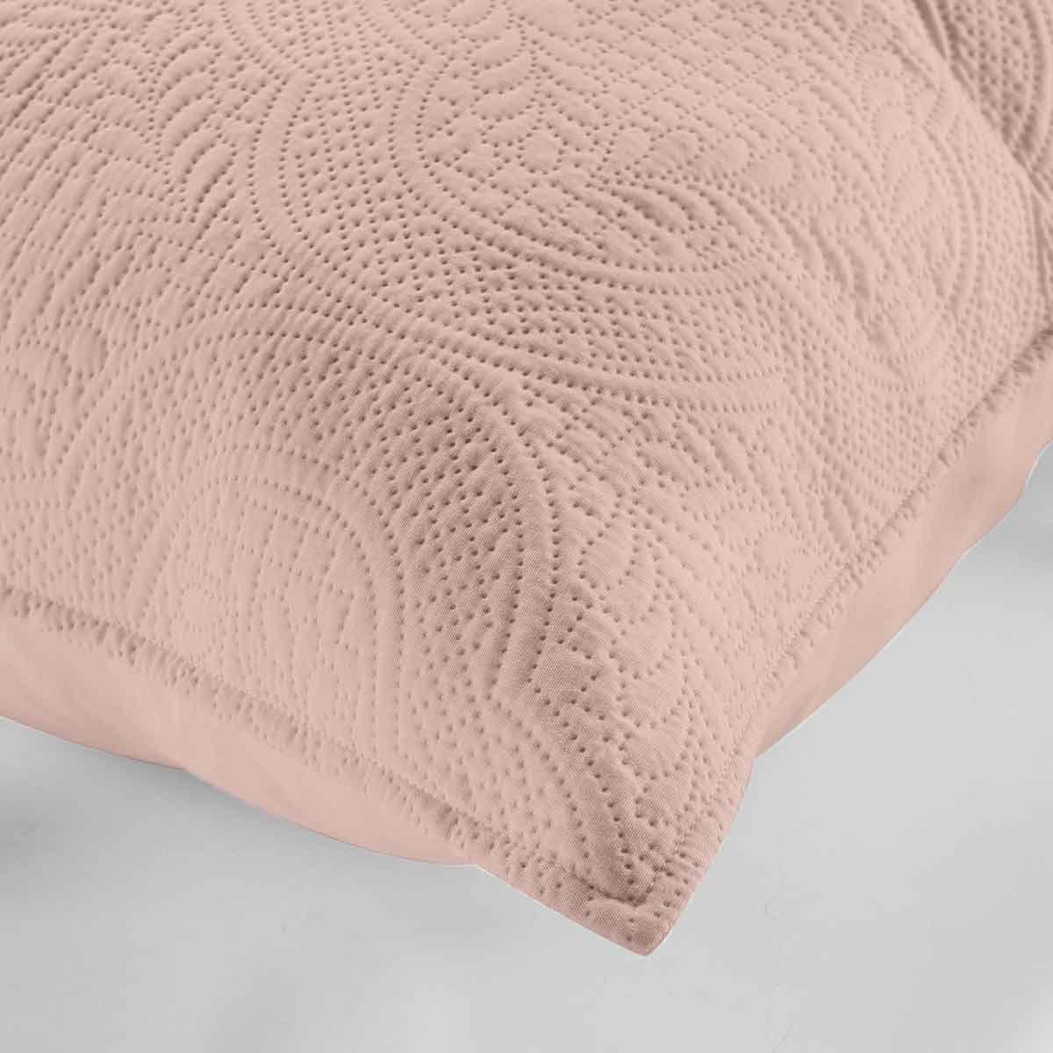 Voir la diapositive 3 : Douceur d'Intérieur Housse de coussin  romane  60x60cm rose