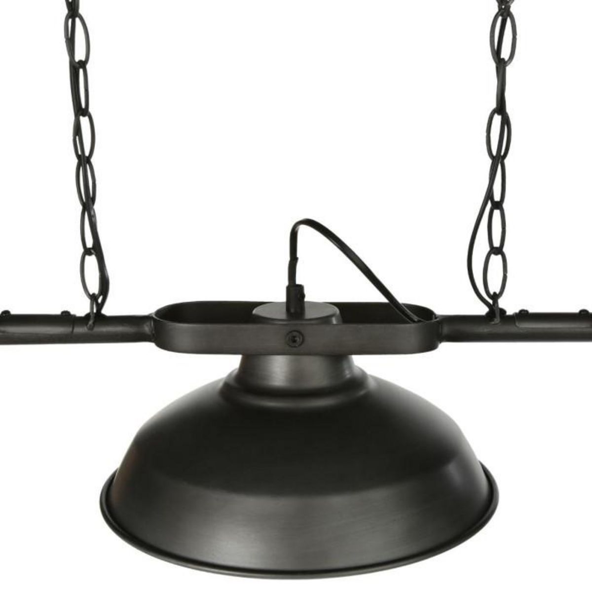 Paris Prix Lampe Suspension Métal  3 Têtes  107cm Noir