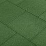 Voir la diapositive 1 : VIDAXL Carreaux de protection antichoc 12pcs Caoutchouc 50x50x3cm Vert