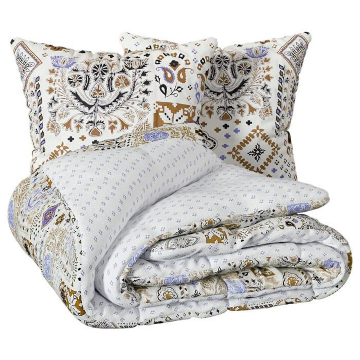 ATMOSPHERA Parure de Lit 3 Pièces  Khafu  240x220cm Multicolore