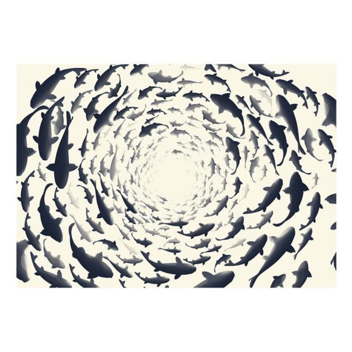 Paris Prix Papier Peint  Fish Swirl