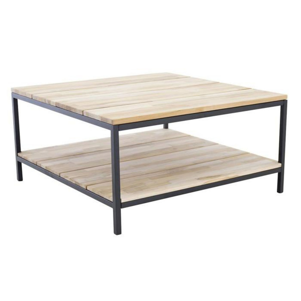 Paris Prix Table Basse en Teck  Cirebon  80cm Naturel