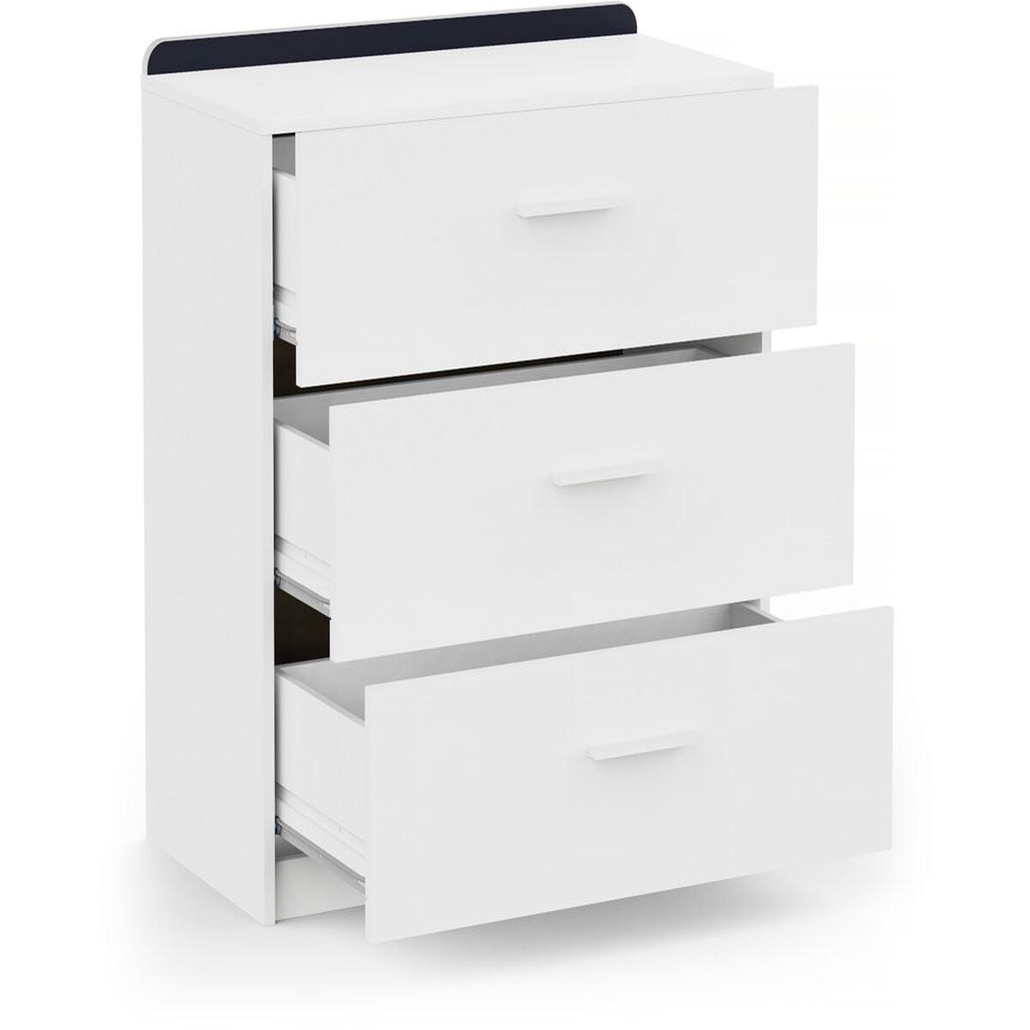 Voir la diapositive 3 : Habitat et Jardin Commode pour enfant  reverso  - blanc mat