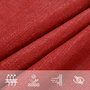 Voir la diapositive 5 : VIDAXL Voile d'ombrage 160 g/m^2 Rouge 3,5x3,5x4,9 m PEHD